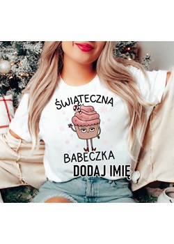 damska świąteczna babeczka Z IMIENIEM ze sklepu Time For Fashion w kategorii Bluzki damskie - zdjęcie 175640473