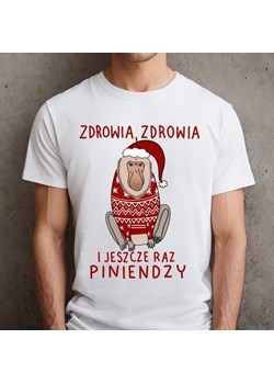 KOSZULKA z życzeniami na święta - zdrowia zdrowia ze sklepu Time For Fashion w kategorii T-shirty męskie - zdjęcie 175640482