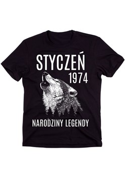 Koszulka na 50 urodziny z wilkiem ze sklepu Time For Fashion w kategorii T-shirty męskie - zdjęcie 175640603