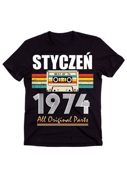 Męska koszulka na 50 urodziny - STYCZEŃ 1974 ze sklepu Time For Fashion w kategorii T-shirty męskie - zdjęcie 175640662