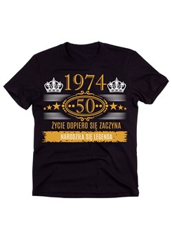 koszulka na 50 urodziny NARODZINY LEGENDY ze sklepu Time For Fashion w kategorii T-shirty męskie - zdjęcie 175640693