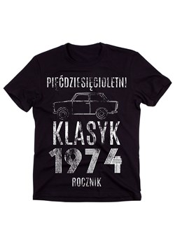 męska koszulka na 50 urodziny 50 LETNI KLASYK ze sklepu Time For Fashion w kategorii T-shirty męskie - zdjęcie 175640753