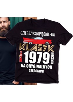 koszulka NA 45 URODIZNY MĘSKA Z NADRUKIEM NA 45 URODZINY ze sklepu Time For Fashion w kategorii T-shirty męskie - zdjęcie 175640822