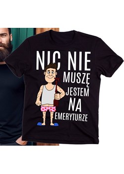 KOSZULKA DLA KOLEGI Z PRACY ODCHODZĄCEGO NA EMERYTURĘ , koszulka dla emeryta ze sklepu Time For Fashion w kategorii T-shirty męskie - zdjęcie 175640850