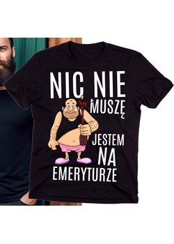 KOSZULKA DLA KOLEGI Z PRACY ODCHODZĄCEGO NA EMERYTURĘ , koszulka dla emeryta (1) ze sklepu Time For Fashion w kategorii T-shirty męskie - zdjęcie 175640851