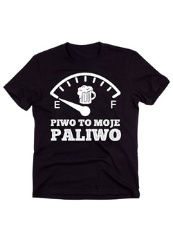 Męska koszulka dla piwosza piwo to moje paliwo ze sklepu Time For Fashion w kategorii T-shirty męskie - zdjęcie 175640932