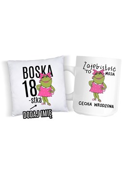 PREZENT na 18 urodziny dla koleżanki - PODUSZKA PPLUS KUBEK (1) - id: 141525 - marki Timeforf - 175641152 PREZENT na 18 urodziny dla koleżanki - PODUSZKA PPLUS KUBEK (1) ze sklepu Time For Fashion w kategorii Bluzki damskie - zdjęcie 175641152