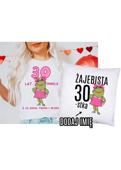 PREZENT na 30 urodziny dla koleżanki - koszulka plus poduszka ze sklepu Time For Fashion w kategorii Bluzki damskie - zdjęcie 175641160