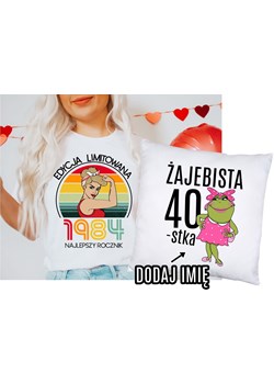 PREZENT na 40 urodziny dla koleżanki BLONDYNKA - koszulka plus poduszka (1) (1) ze sklepu Time For Fashion w kategorii Bluzki damskie - zdjęcie 175641164