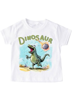 koszulka z dinozaurem dla dziecka ze sklepu Time For Fashion w kategorii Bluzki dziewczęce - zdjęcie 175641564