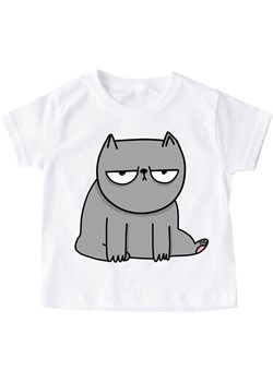 koszulka z kotem dla dziecka ze sklepu Time For Fashion w kategorii Bluzki dziewczęce - zdjęcie 175641571