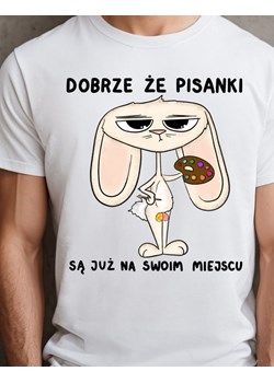 śmieszna męska koszulka na wielkanoc ze sklepu Time For Fashion w kategorii T-shirty męskie - zdjęcie 175641631