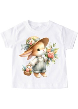 Dziecięca koszulka z zajączkiem bunny309 ze sklepu Time For Fashion w kategorii Bluzki dziewczęce - zdjęcie 175641643