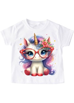 koszulka z jednorożcem dla dziewczynki unicorn200 ze sklepu Time For Fashion w kategorii Bluzki dziewczęce - zdjęcie 175641694