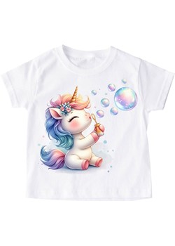 koszulka z jednorożcem dla dziewczynki unicorn205 ze sklepu Time For Fashion w kategorii Bluzki dziewczęce - zdjęcie 175641700