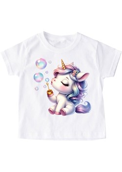 koszulka z jednorożcem dla dziewczynki unicorn201 ze sklepu Time For Fashion w kategorii Bluzki dziewczęce - zdjęcie 175641703