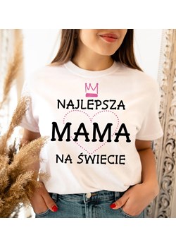 koszulka dla mamy najlepsza mama na świecie ze sklepu Time For Fashion w kategorii Bluzki damskie - zdjęcie 175641792