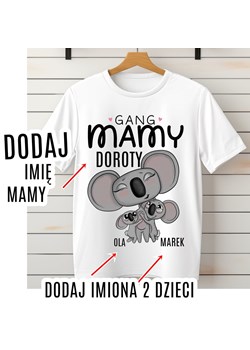 Koszulka na dzień mamy - gang mamy z dwójką dzieci ze sklepu Time For Fashion w kategorii Bluzki damskie - zdjęcie 175641874