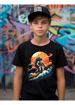 koszulka z astronautą dla chłopca DD26 ze sklepu Time For Fashion w kategorii T-shirty chłopięce - zdjęcie 175642170