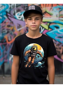 koszulka z astronautą dla chłopca DD27 ze sklepu Time For Fashion w kategorii T-shirty chłopięce - zdjęcie 175642171