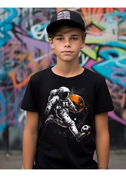 koszulka z astronautą dla chłopca DD32 ze sklepu Time For Fashion w kategorii T-shirty chłopięce - zdjęcie 175642172