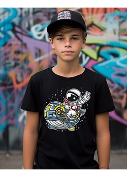 koszulka dla chłopca z astronautą ze sklepu Time For Fashion w kategorii T-shirty chłopięce - zdjęcie 175642210