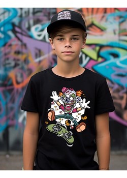 koszulka dla chłopca z claunem ze sklepu Time For Fashion w kategorii T-shirty chłopięce - zdjęcie 175642213