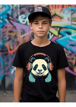 koszulka dla chłopca panda ze sklepu Time For Fashion w kategorii T-shirty chłopięce - zdjęcie 175642242