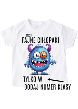 koszulki dla kolegów z klasy, koszulki na klasowy dzień chłopaka Z POTWOREM ze sklepu Time For Fashion w kategorii T-shirty męskie - zdjęcie 175642382