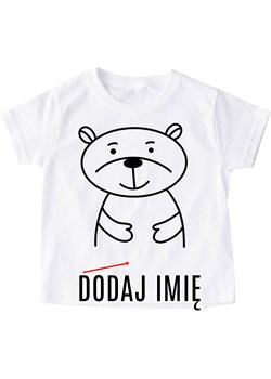 koszulka z misiem dla chłopca - dodaj imię ze sklepu Time For Fashion w kategorii T-shirty męskie - zdjęcie 175642413