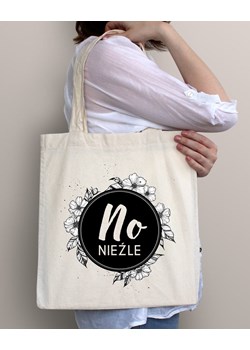 Shopper no nieźle + KÓŁKO Z KWIATKAMI ze sklepu Time For Fashion w kategorii Torby Shopper bag - zdjęcie 175642674