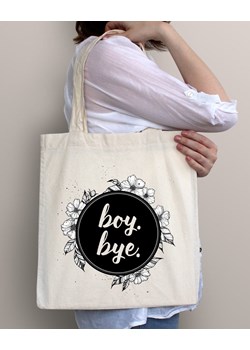 Shopper boy.bye. + KÓŁKO Z KWIATKAMI ze sklepu Time For Fashion w kategorii Torby Shopper bag - zdjęcie 175642702