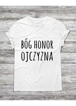 Koszulka męska " Bóg honor ojczyzna " ze sklepu Time For Fashion w kategorii T-shirty męskie - zdjęcie 175643264