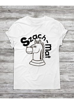 Koszulka męska "SZACH MAT" ze sklepu Time For Fashion w kategorii T-shirty męskie - zdjęcie 175643311