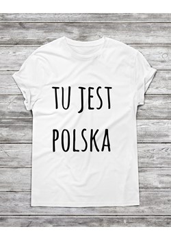 Koszulka męska " Tu jest polska " ze sklepu Time For Fashion w kategorii T-shirty męskie - zdjęcie 175643484