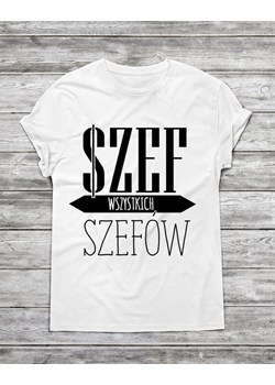 Koszulka męska " szef wszystkich szefów" ze sklepu Time For Fashion w kategorii T-shirty męskie - zdjęcie 175643533