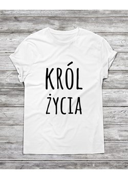 Koszulka męska " Król życia " ze sklepu Time For Fashion w kategorii T-shirty męskie - zdjęcie 175643553