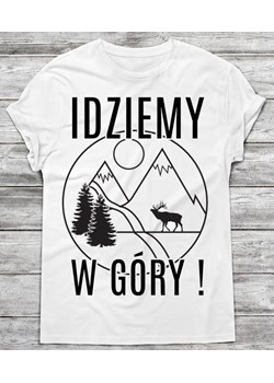 koszulka męska IDZIEMY W GÓRY,koszulka na wycieczkę w góry ze sklepu Time For Fashion w kategorii T-shirty męskie - zdjęcie 175643820