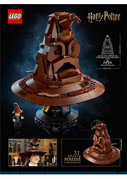 LEGO LEGO® Harry Potter™ 76429 &quot;Mówiąca Tiara Przydziału&quot; - 18+ ze sklepu Limango Polska w kategorii Zabawki - zdjęcie 175645863