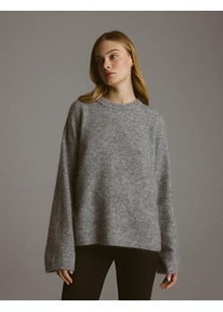 Sweter MIRWE PREM Szary Melanż XS ze sklepu Diverse w kategorii Swetry damskie - zdjęcie 175653714