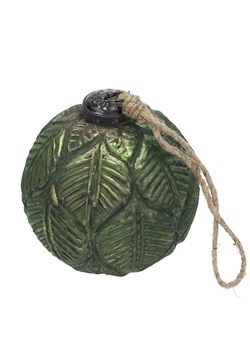 Bombka Vintage Emerald ⌀12 cm green ze sklepu dekoria.pl w kategorii Dekoracje bożonarodzeniowe - zdjęcie 175655700