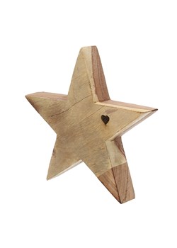 Dekoracja Wooden Star II 20x4x20 cm ze sklepu dekoria.pl w kategorii Dekoracje bożonarodzeniowe - zdjęcie 175655712
