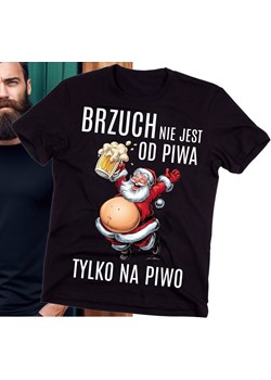 Śmieszna koszulka na święta na prezent DLA PIWOSZA ze sklepu Time For Fashion w kategorii T-shirty męskie - zdjęcie 175658092