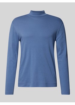 Bluzka z długim rękawem i prążkowaną stójka ze sklepu Peek&Cloppenburg  w kategorii T-shirty męskie - zdjęcie 175661083