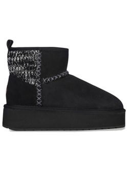 Buty Emu Australia Stinger Knit Flatform W13143BLAK - czarne ze sklepu streetstyle24.pl w kategorii Śniegowce damskie - zdjęcie 175672550