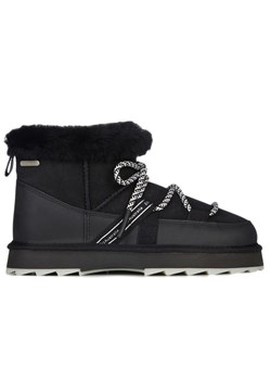 Buty Emu Australia Blurred Micro W13129BLAK - czarne ze sklepu streetstyle24.pl w kategorii Śniegowce damskie - zdjęcie 175672561