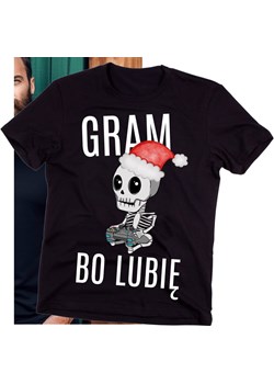 Koszulka dla gracza na święta, koszulka dla syna lubiącego gry GRAM BO LUBIĘ ze sklepu Time For Fashion w kategorii T-shirty męskie - zdjęcie 175675343