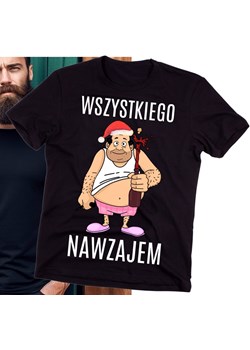 Śmieszna koszulka na święta na prezent WSZYSTKIEGO NAWZAJEM ze sklepu Time For Fashion w kategorii T-shirty męskie - zdjęcie 175675353