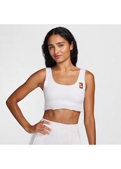 Damski stanik sportowy z lekką podszewką zapewniający lekkie wsparcie Nike Women by YOON - Biel ze sklepu Nike poland w kategorii Biustonosze - zdjęcie 175676402