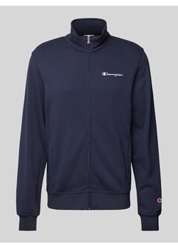 Bluza rozpinana z wyhaftowanym logo ze sklepu Peek&Cloppenburg  w kategorii Bluzy męskie - zdjęcie 175680962